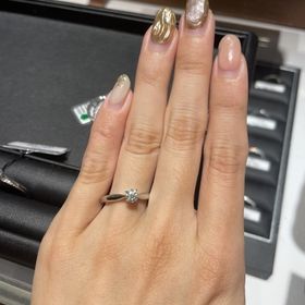 【エクセルコダイヤモンド(EXELCO DIAMOND)の口コミ】 ダイヤモンドが主役の一石タイプで探していました。ダイヤモンドだけでも…