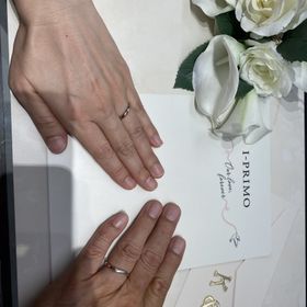 【アイプリモ(I-PRIMO)の口コミ】 元々　指輪はシンプルでと思っており　様々な物を試着させてもらいました…