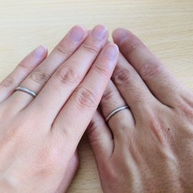 【鎌倉彫金工房の口コミ】 結婚指輪はシンプルなもので良いと思っていたので、価格も抑えられて良か…