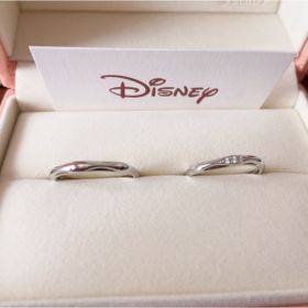 【ケイウノ ブライダル(K.UNO BRIDAL)の口コミ】 リトルマーメイドが大好きなので、結婚指輪はリトルマーメイドがモチーフ…