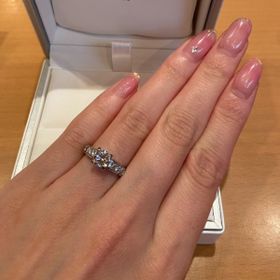 【シャネル(CHANEL)の口コミ】 典型的なエンゲージリングのデザインをリクエストしておりプレゼントして…