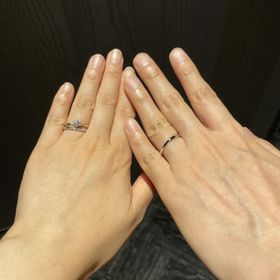 【ケイウノ ブライダル(K.UNO BRIDAL)の口コミ】 いろいろな結婚指輪を見て、なかなか自分に合う指輪がなく悩んでいた時に…