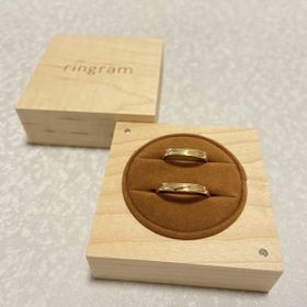 【ringram(リングラム)の口コミ】 もともとringramさんでペアリングを作りたいと思っていて、被らないデザイ…