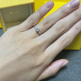 【ケイウノ ブライダル(K.UNO BRIDAL)の口コミ】 価格は出来たら、10万円前後に抑えたかったので(ダイヤあり指輪のリメイク…