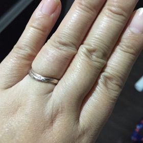 【TAKE-UP(テイクアップ)の口コミ】 いつでも付けれる、シンプルデザインにしました。ゴールドが良かったので…