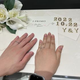 【アイプリモ(I-PRIMO)の口コミ】 ストレートで指輪を探しており、ワンポイントデザイン（今回であればウェ…