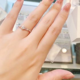 【Ginza Rim(銀座リム)の口コミ】 ピンクダイヤが可愛らしかったです。甘めの可愛いテイストだと思いました…