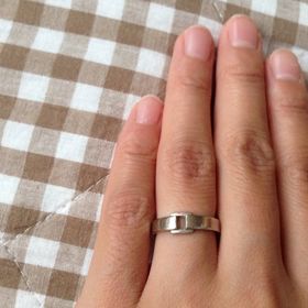 【ケイウノ ブライダル(K.UNO BRIDAL)の口コミ】 主人と付き合っていた時期にしていたペアリングがお互い気に入っていたの…