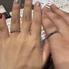 【アイプリモ(I-PRIMO)の口コミ】 自分達の指にあった形・デザインに2人ともこだわりがありましたが、やっと…