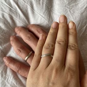 【出雲結(いずもゆい)の口コミ】 出雲結というブランドの「結」という結婚指輪にしました。試着用の指輪を…