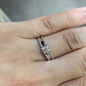 【ヴァン クリーフ＆アーペル(Van Cleef & Arpels)の口コミ】 ザソリテールのようないかにも婚約指輪のようなデザインだと普段使いしに…