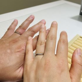 【TRECENTI(トレセンテ)の口コミ】 指輪をつけ慣れていないのですが、せっかくなので石がついてるもので探し…