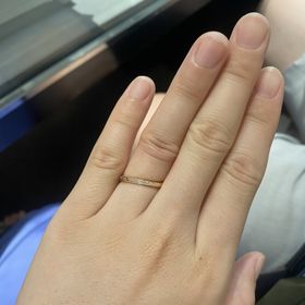 【アイプリモ(I-PRIMO)の口コミ】 上品に見え、付け心地もとても滑らかでした。ダイヤの輝きも素敵だったの…