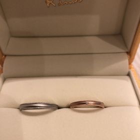 【ケイウノ ブライダル(K.UNO BRIDAL)の口コミ】 指輪の幅の細かい指定が出来るのが良かったです。
他のブランドですと、ミ…