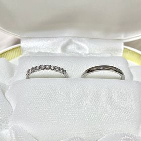 【カオキ　ダイヤモンド専門卸直営店の口コミ】 探していたデザイン(ハーフエタニティ)で、価格が予算より大幅に安かった…