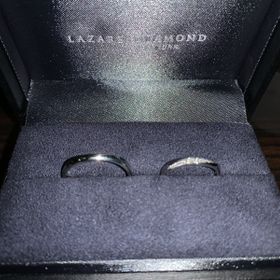 【ラザール ダイヤモンド(LAZARE DIAMOND)の口コミ】 指輪の決め手はダイヤの輝きがほかのブランドよりも素晴らしかったからで…