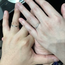 【アイプリモ(I-PRIMO)の口コミ】 色々試着してみて、ウェーブタイプの指輪が良さそう！ということで探して…