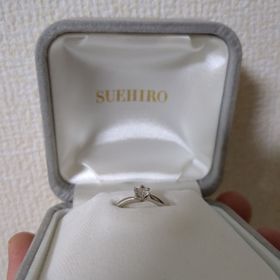 【SUEHIRO(スエヒロ)の口コミ】 婚約指輪は仮の指輪でプロポーズされたので、本当の指輪を自分で選ばせて…