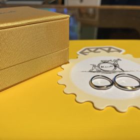 【ケイウノ ブライダル(K.UNO BRIDAL)の口コミ】 何より、2つのリングを重ねた際にハートの型の模様になるデザインに魅力を…
