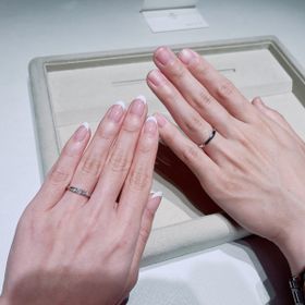 【和光ブライダルブティックギンザの口コミ】 国内外問わず様々なブランド・デザインを見ましたが、まずはダイヤの繊細…