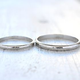 【湘南彫金工房 andfuseの口コミ】 他と被らない指輪が良かったので、手作りの結婚指輪にしました。シンプル…
