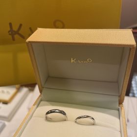 【ケイウノ ブライダル(K.UNO BRIDAL)の口コミ】 シンプルながら私たちの想いが込められたデザインを作っていただけました…