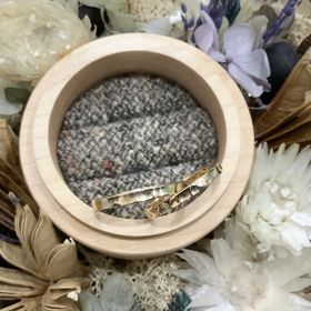 【鎌倉彫金工房の口コミ】 デザインと、人と被らない自分たちだけのオリジナルにこだわりました。ま…