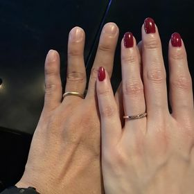 【4℃ BRIDAL(ヨンドシーブライダル)の口コミ】 最初はシンプルなデザインがいいと思っていたが、店員さんが勧めてくださ…