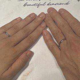 【ラザール ダイヤモンド(LAZARE DIAMOND)の口コミ】 婚約指輪をここのブランドで頂いたので結婚指輪もこちらで選びました。店…