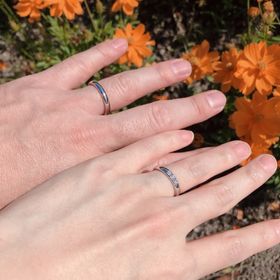 【ラザール ダイヤモンド(LAZARE DIAMOND)の口コミ】 どのデザインも素敵で、重厚感のあるものを探していたのでそんな指輪に出…