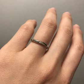 【4℃ BRIDAL(ヨンドシーブライダル)の口コミ】 デザインが好みでした！正式に入籍したら毎日つける予定なのでつけ心地が…