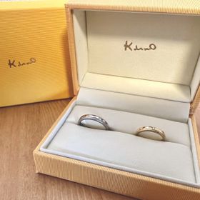 【ケイウノ ブライダル(K.UNO BRIDAL)の口コミ】 オーダーメイドで、自分たちのイメージを形にでき、理想としていた指輪が…