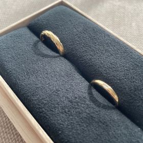 【出雲結(いずもゆい)の口コミ】 もともと出雲大社が好きだったので、指輪に網目が入った、出雲大社の有名…