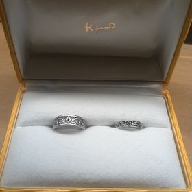 【ケイウノ ブライダル(K.UNO BRIDAL)の口コミ】 シンプルな指輪が苦手だったので、休日と仕事用に使い分けられるデザイン…