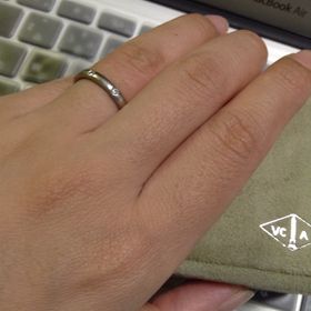 【ヴァン クリーフ＆アーペル(Van Cleef & Arpels)の口コミ】 使用頻度が低いと思われた婚約指輪を買わなかった代わりに、毎日つける結…