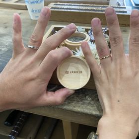 【鎌倉彫金工房の口コミ】 手作りで作りたくて選んだのと、デザインも色んなものが選べて、シンプル…