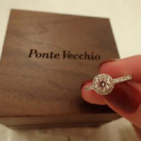 【Ponte Vecchio(ポンテヴェキオ)の口コミ】 一目ボレです。結婚指輪含めて、日常の自分のファッション（大人っぽくシ…