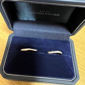 【銀座ダイヤモンドシライシの口コミ】 ダイヤモンドの量が多く、きらきらしていて、元々気になってたが、実際に…