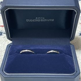 【銀座ダイヤモンドシライシの口コミ】 デザインはとにかくシンプルなものが良くて、ブランドにもこだわりは特に…