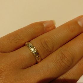 【Makana(マカナ)の口コミ】 ハワイアンジュエリーを結婚指輪にしたいと高校生の時から考えていて、マ…