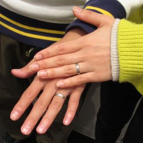 【輪-RIN-の口コミ】 二人が共通して欲しいと思っていたリングが、シンプルだけど人と被らない…