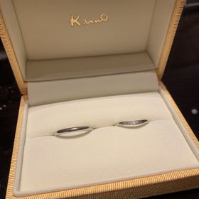 【ケイウノ ブライダル(K.UNO BRIDAL)の口コミ】 他人と被らず、自分たちらしいリング、刻印でとても気に入りました。特に…