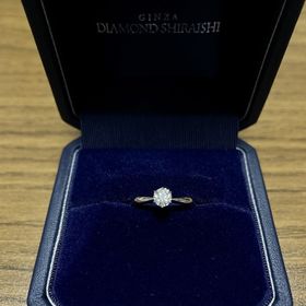 【銀座ダイヤモンドシライシの口コミ】 ダイヤモンドも選べて、リングの形もたくさんある中から選ぶことができた…