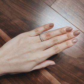 【ラザール ダイヤモンド(LAZARE DIAMOND)の口コミ】 ウェーブタイプのハーフエタニティリングで毎日つけれるような指輪を探し…