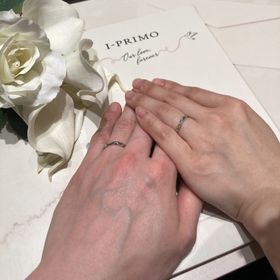 【アイプリモ(I-PRIMO)の口コミ】 いろいろなカタログを見て、I-PRIMOの指輪のデザインがとてもシンプルかつ…