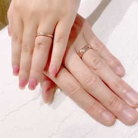 【Makana(マカナ)】の口コミ 彼の指の節が太く指輪を身に付けることに抵抗がありました。せっかく結婚指...