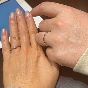 【TRECENTI(トレセンテ)の口コミ】 好みのシンプルなデザインがあったことと、希望したグレードのダイヤモン…