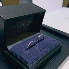 【ラザール ダイヤモンド(LAZARE DIAMOND)の口コミ】 婚約指輪を購入しない代わりに結婚指輪はダイヤモンドがあるデザインにし…