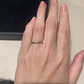 【ティファニー(Tiffany & Co.)の口コミ】 シンプルでダイヤがついたものを探していました。ネットで見ていた通りで…