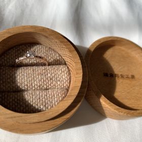 【鎌倉彫金工房の口コミ】 ピンクゴールドという、18金の中でもピンクのような綺麗な色の素材を選び…